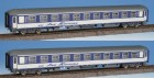 46023 LS Models Set of 2 Passenger cars 2nd class for International train "Jan Kiepura"